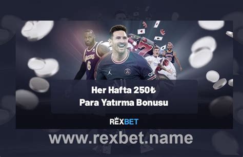 Rexbet para yatırma bonusu