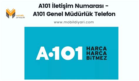 a101 iletişim telefon