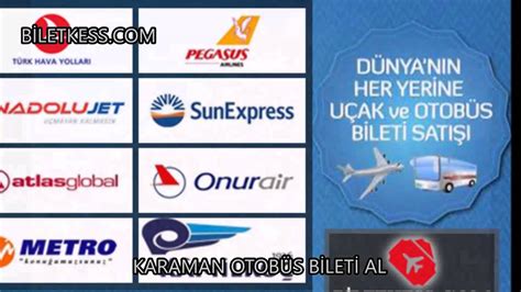 afyon karaman otobüs bileti