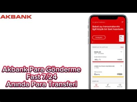 akbank fast para gönderme