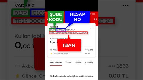 akbank mobil hesap numarası öğrenme