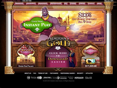 aladdins gold casino