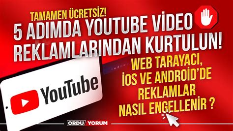 aniden çıkan reklamları engelleme