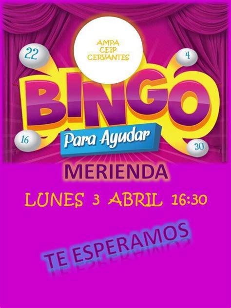 anuncio de bingo