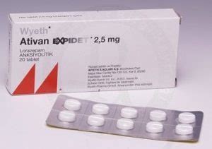 ativan expidet 2.5 mg