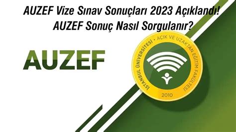 auzef vize sonuçları