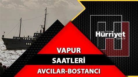 avcılar bostancı vapur seferleri