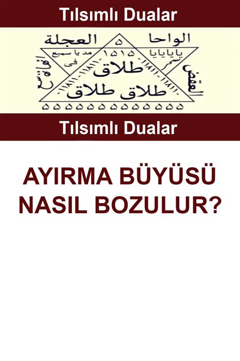 ayırma büyü