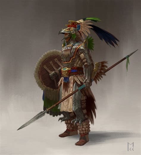 aztec warrior fantasy art