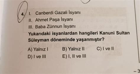 baba zünnun isyanı