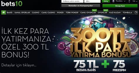 bets10 bonus çevrim şartları 2022