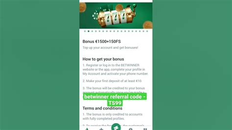 betwinner referral code