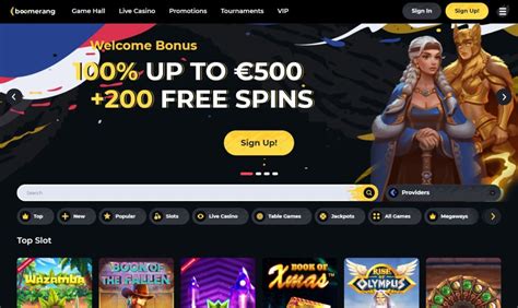 boomerang casino bonus