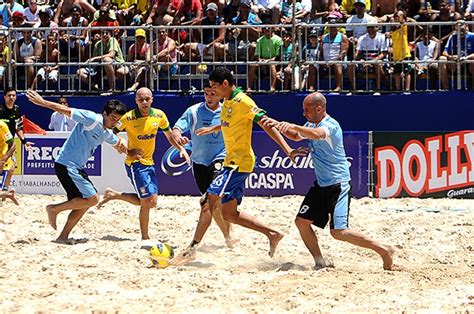 brasil x uruguai futebol de areia