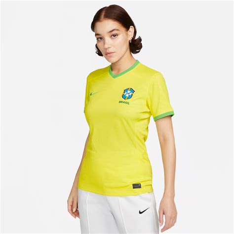 camisa brasil oficial feminina