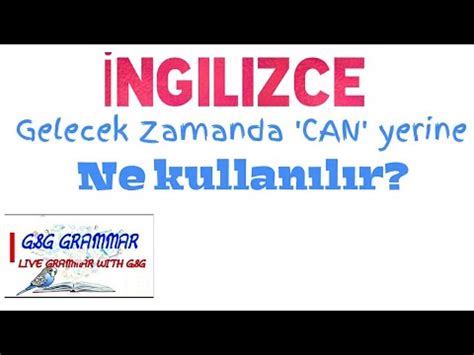 can ve can t cümleleri