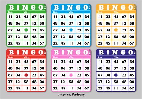 cartão de bingo