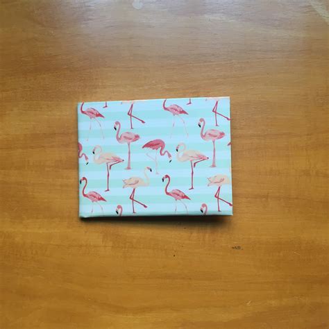 carteira de flamingo