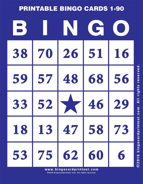 cartela bingo