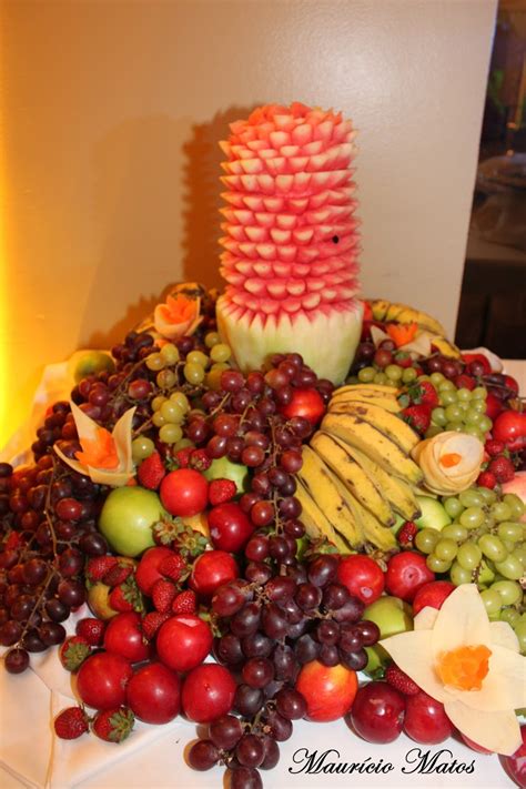 cascata de frutas