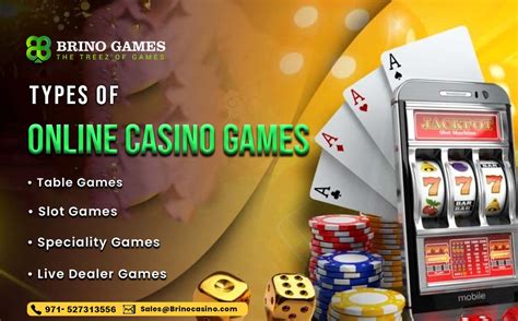 casino games types