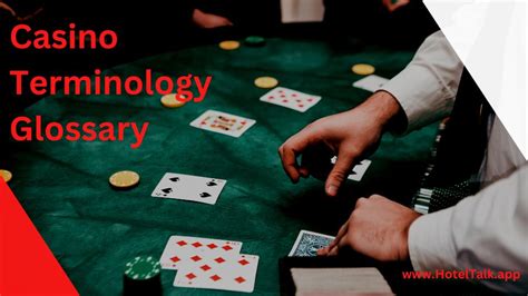 casino glossary