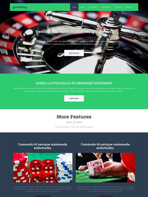 casino site template