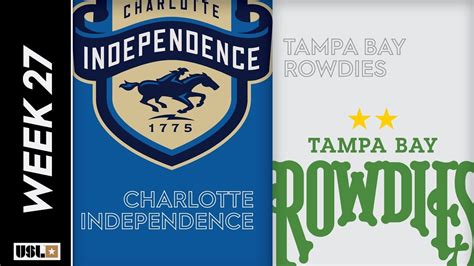 charlotte independence vs tampa bay rowdies