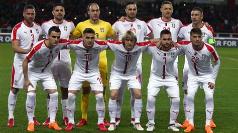 classificações de seleção sérvia de futebol