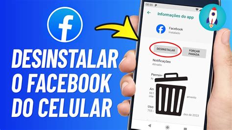 como desinstalar o facebook do celular