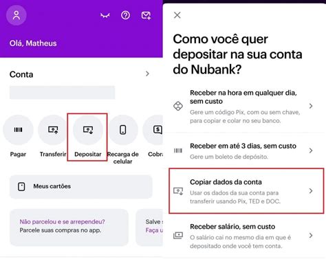 conexao inativa nubank