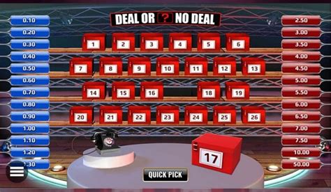 deal or no deal bingo game