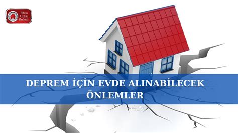 deprem için alınabilecek önlemler