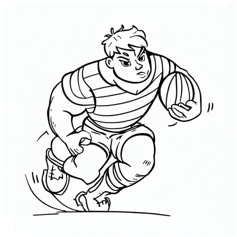 desenho de rugby