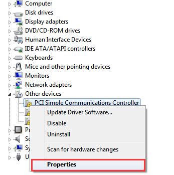 dispositivo pci driver windows 7 64 bit download