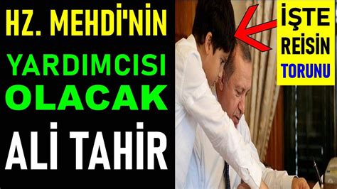 erdoğan'ın torunu ali tahir