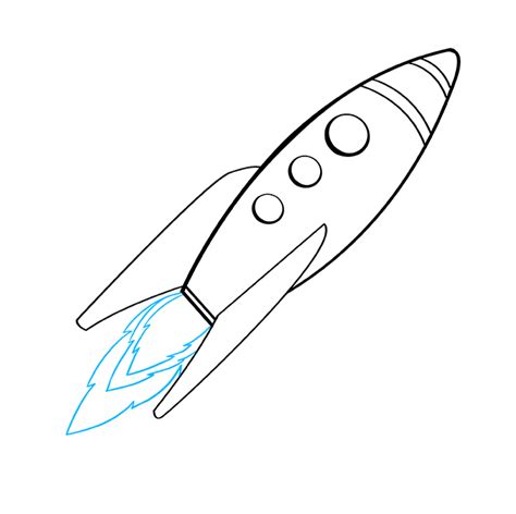 foguete como desenhar