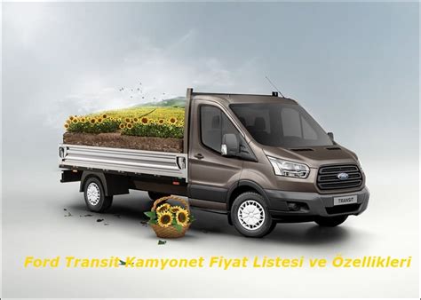 ford transit 2023 fiyat listesi