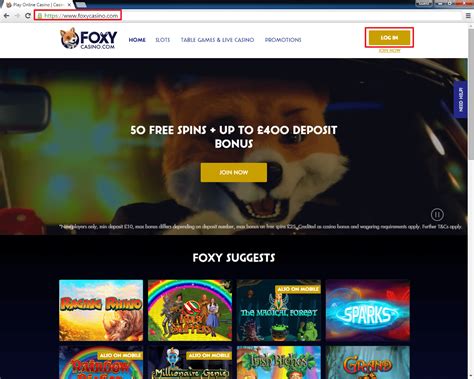 foxy casino login