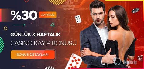 günlük 30 casino kayıp bonusu