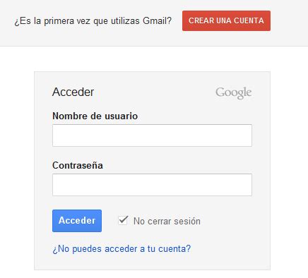 gmail registrarse