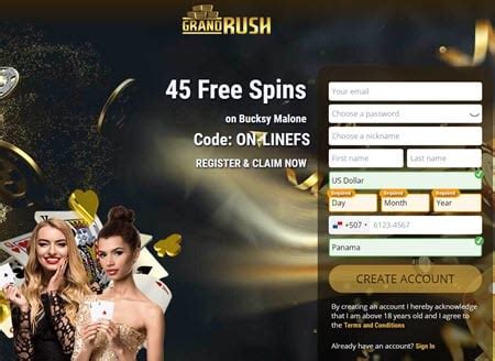 grand rush casino no deposit bonus codes