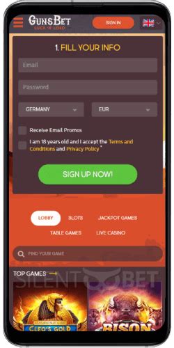 gunsbet casino log in