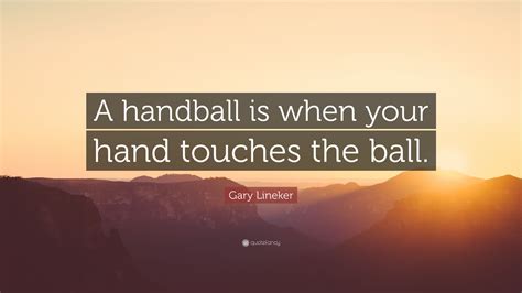 handball quote