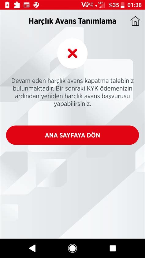 harçlık avans kapatma