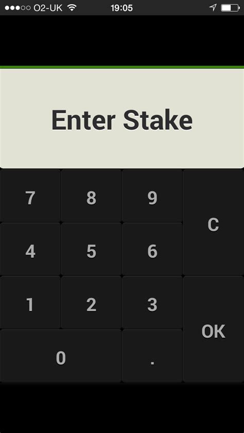how to stake bet on keypad phone