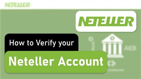 how to verify neteller account