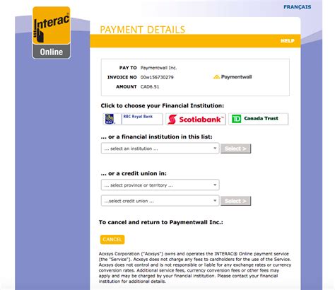 interac to paypal