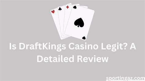 is draftkings casino legit