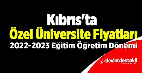 kıbrıs'ta özel üniversite fiyatları 2023